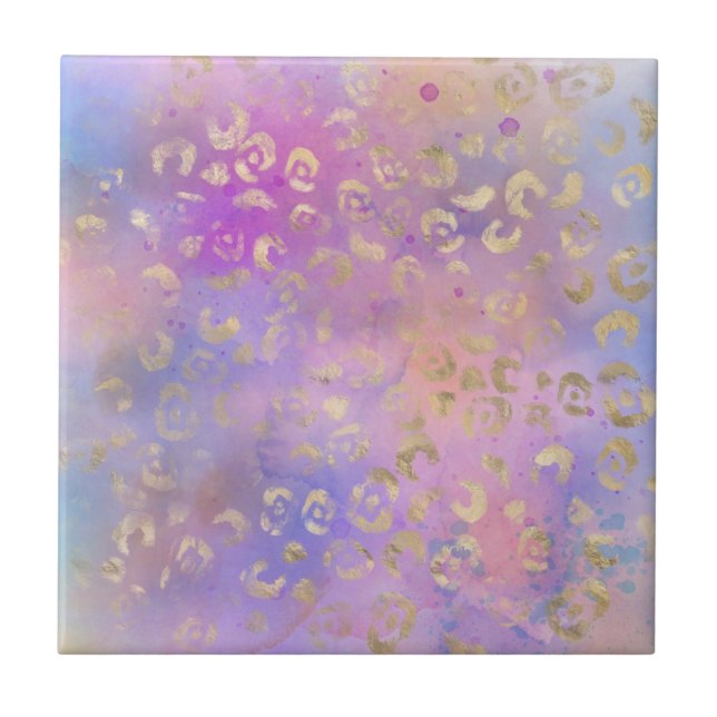 Azulejo Leopard Paint Series Design 8 (Frente)