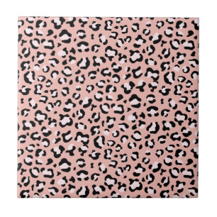 Azulejo Leopard Print, Leopard Spots, Pink Leopard