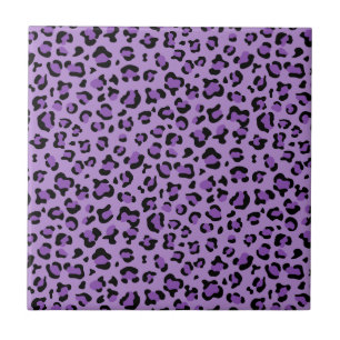 Azulejo Leopard Print, Leopard Spots, Purple Leopard