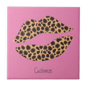 Azulejo Leopard Spots Lipstick Kiss Thunder_Cove