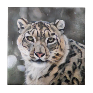 Azulejo Leopardo de la nieve