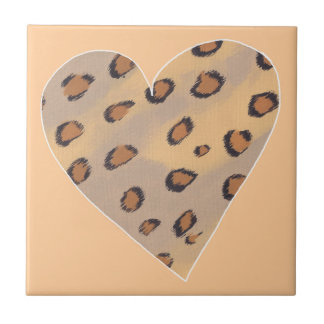 Azulejo Leopardos del corazón, mosaicos Personalizados