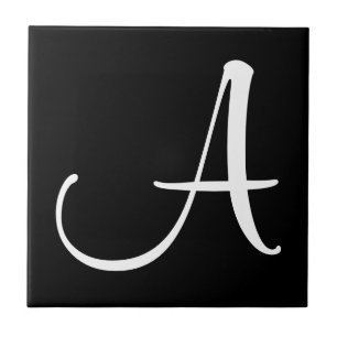 Azulejo Letra negra mosaicos