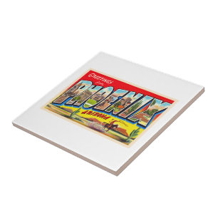 Azulejo Letra Phoenix Arizona AZ vintage grande postal 1