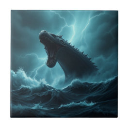 Azulejo „Leviathan – Wächter der Tiefsee“  