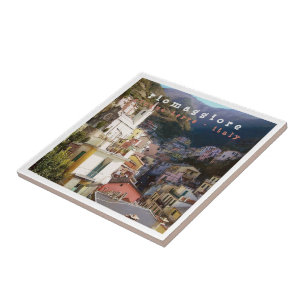Azulejo LGR005 RIOMAGGIORE - Cinque Terre - Italia -