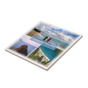 Azulejo LGR047 FINALE LIGURE, Mosaico, Italia,