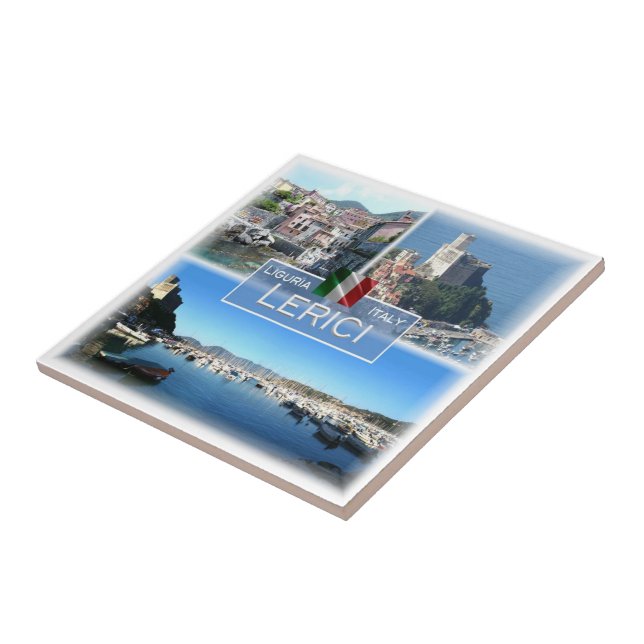 Azulejo LGR057 LERICI, Mosaic, Liguria, Italia, (Lado)