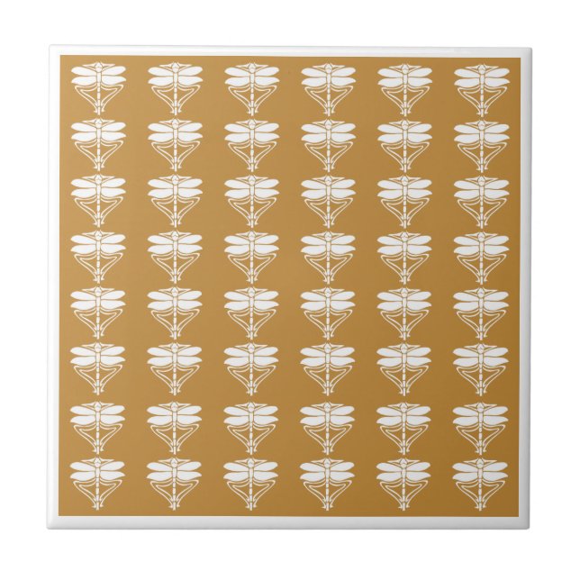 Azulejo Libélulas de los artes y de los artes del ánimo (Frente)