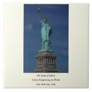 Azulejo Libertad iluminando el mundo - Estatua de la liber
