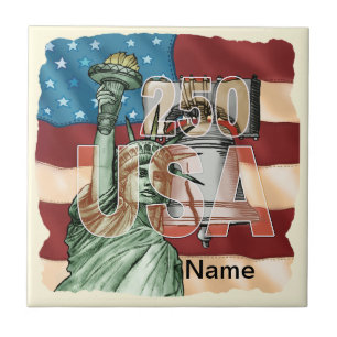 Azulejo Libertad USA 250 aniversario 