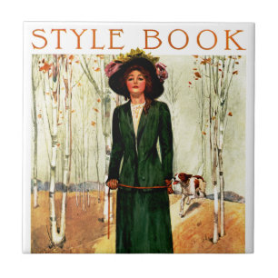 Azulejo Libro de estilo de ilustración de moda