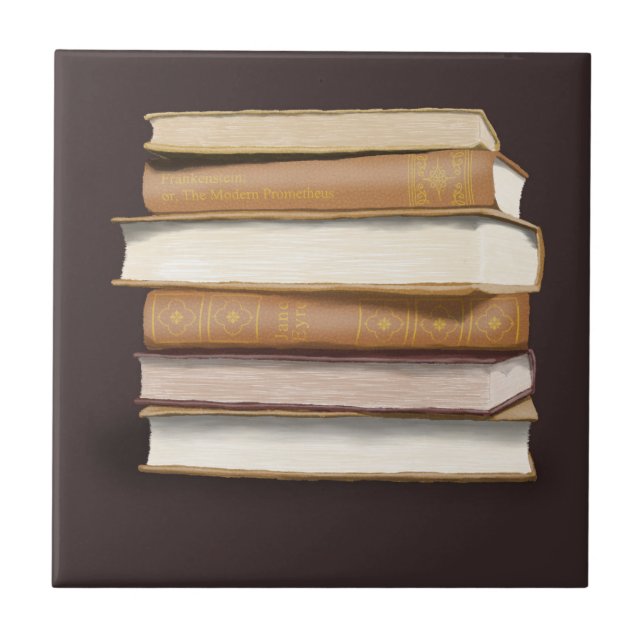 Azulejo Libros antiguos de la Academia Oscura (Frente)