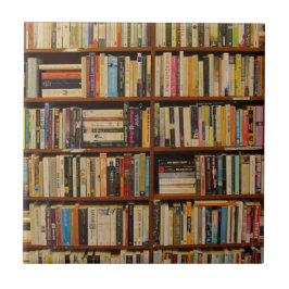 Azulejo Libros en la biblioteca