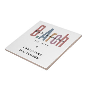 Azulejo Licenciado en Arquitectura por el personalizado BA