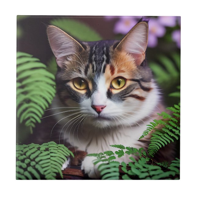 Azulejo Lilah el Tortoiseshell: un gato bello (Frente)