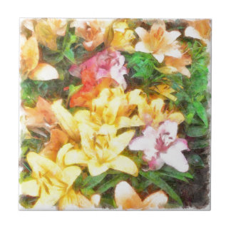 Azulejo Lilies Amor y Agua Ligera