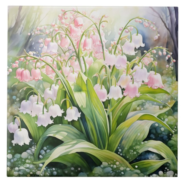 Azulejo Lilies del Valle (Frente)