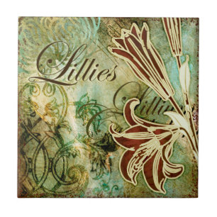 Azulejo Lillies