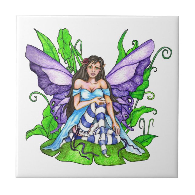 Azulejo Lily Pad Fairy (Frente)