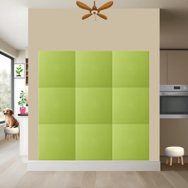 Azulejo Lime Verde Color Sólido Cerámica Tile