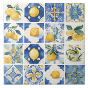 Azulejo Limón mediterráneo de la costa de Amalfi