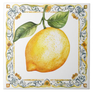 Azulejo Limon Tuscany Mediterráneo Rústico