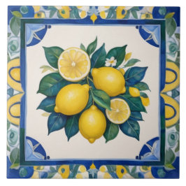Azulejo Limoneros Negros Limones Azules Verdes Amarillos L