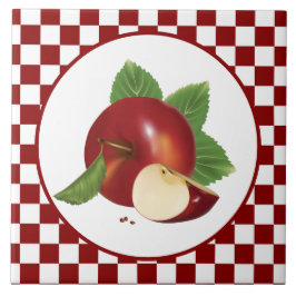 Azulejo linda cocina de manzanas Country
