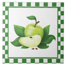 Azulejo linda cocina de manzanas Country