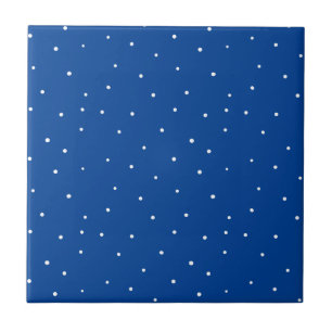 Azulejo Lindos lunares blancos