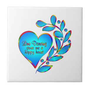 Azulejo Line Dancing Happy Heart