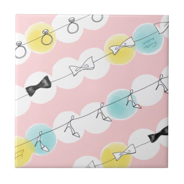 Azulejo Line Line Ribbon Shoes (Frente)