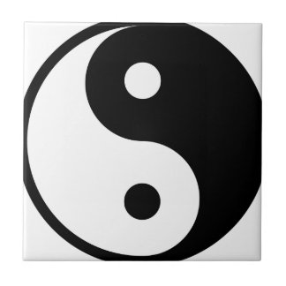 Azulejo línea básica Yin yang
