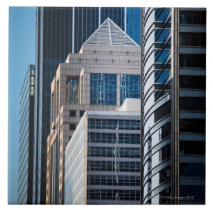 Azulejo Línea Chicago de cristal de los rascacielos