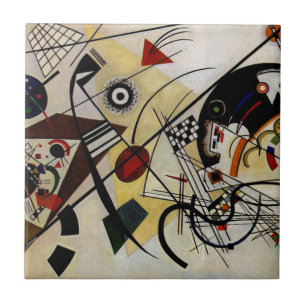 Azulejo Línea transversal ininterrumpida de Kandinsky