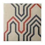 Azulejo Líneas gráficas azul y naranja<br><div class="desc">Naranja gráfico y líneas azules atraviesan este artículo de Chariklia Zarris. La línea del naranja atraviesa la mayor parte del trabajo,  mientras que las líneas del blues tienen un patrón perceptible para ellos. ¿A qué esperas para crear ya el tuyo?</div>