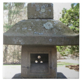 Azulejo Linterna de piedra resistida rústica