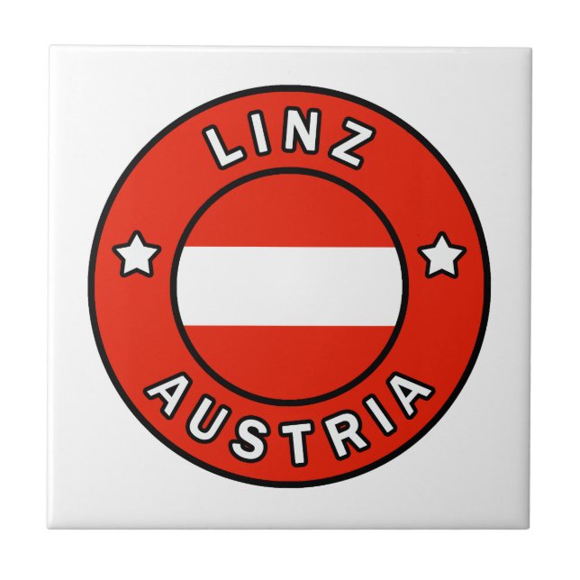 Azulejo Linz Austria (Frente)