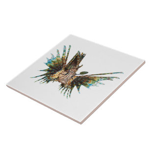 Azulejo Lionfish - Diseño abstracto - Cortar una foto