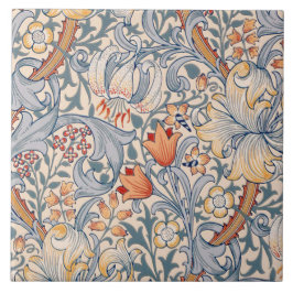 Azulejo Lirio Dorado, William Morris