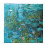 Azulejo Lirios de agua de Claude Monet<br><div class="desc">Lirios de agua de Claude Monet.</div>