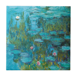 Azulejo Lirios de agua de Claude Monet