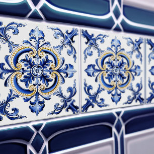 Azulejo Lisboa Diseño Cerámico Talavera Patrón