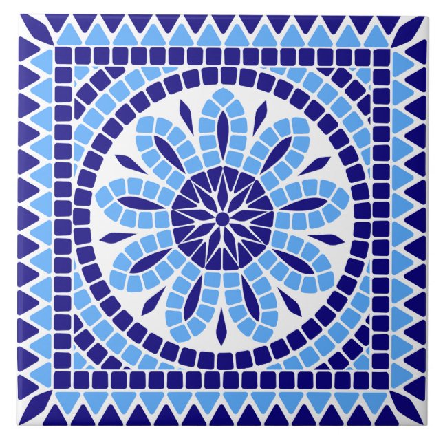 Azulejo Lisboa Patrón Talavera decorativo  (Frente)
