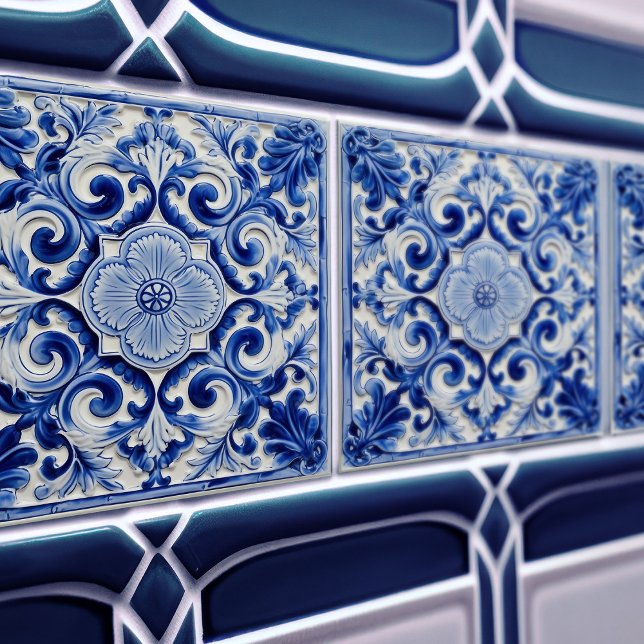 Azulejo Lisboa Patrón Talavera Diseño cerámico (Subido por el creador)