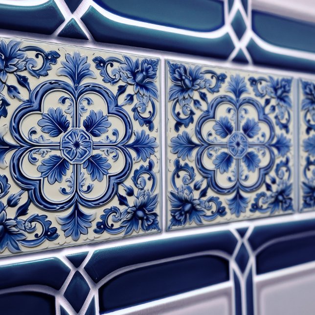 Azulejo Lisboa Patrón Talavera Diseño cerámico (Subido por el creador)