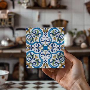 Azulejo Lisboa Vintage Decoración Portuguesa para