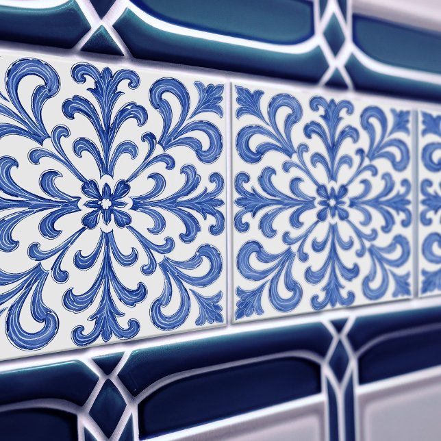 Azulejo Lisbon Patterned Talavera Ceramic Design (Subido por el creador)