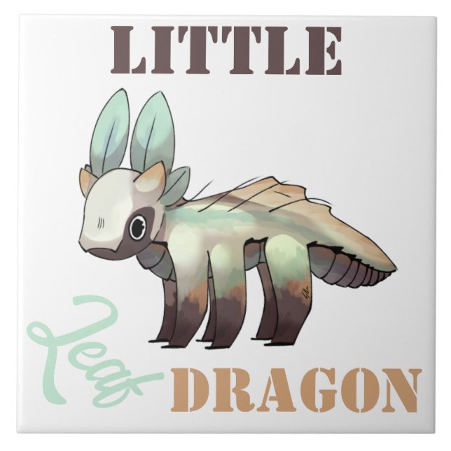 Azulejo Little leaf Dragon (Frente)